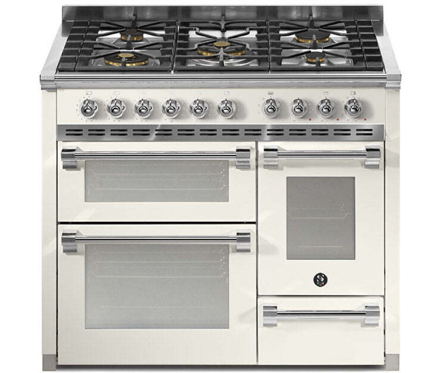 Steel AQ10SFF-4M Ascot gas fornuis - 100 cm breed - mega wok