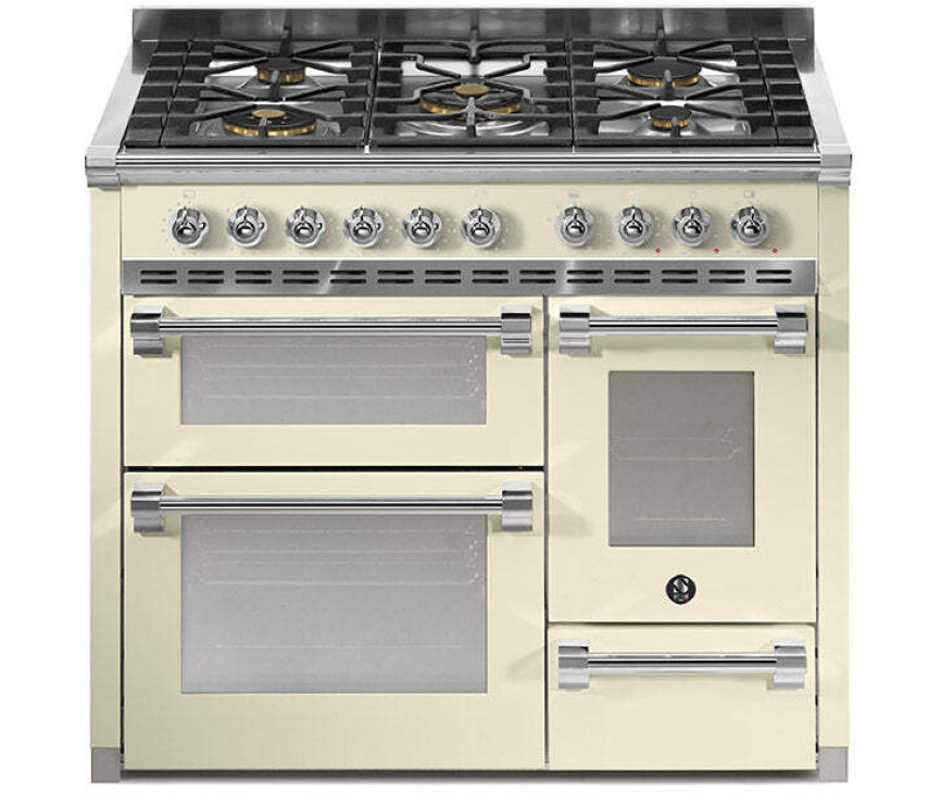 Steel AQ10SFF-4M Ascot gas fornuis - 100 cm breed - mega wok