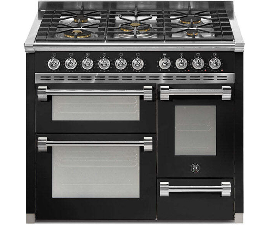 Steel AQ10SFF-4M Ascot gas fornuis - 100 cm breed - mega wok