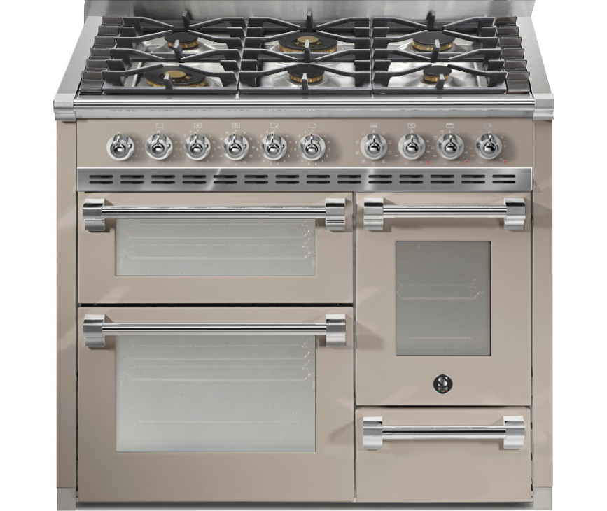 Steel AQ10SFF-6W Ascot gas fornuis - 100 cm - combi-stoomoven