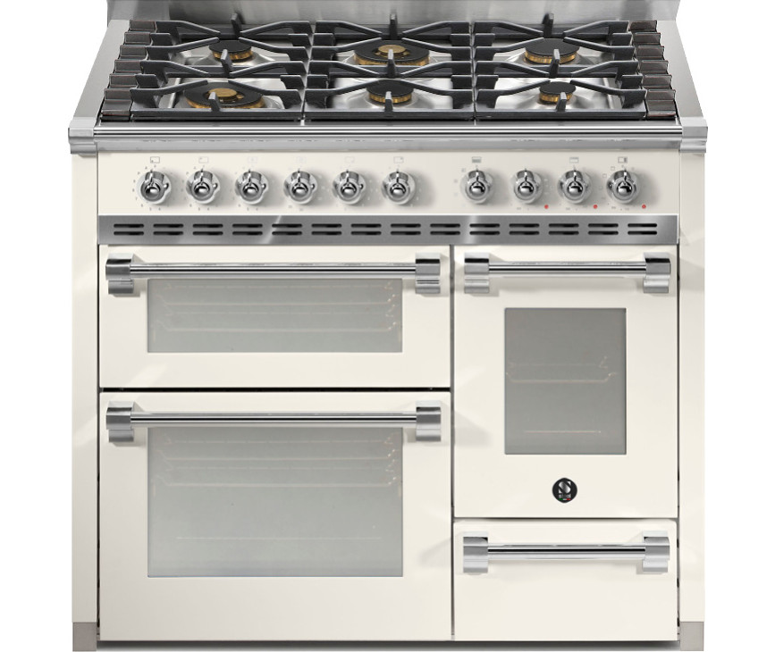 Steel AQ10SFF-6W Ascot gas fornuis - 100 cm - combi-stoomoven