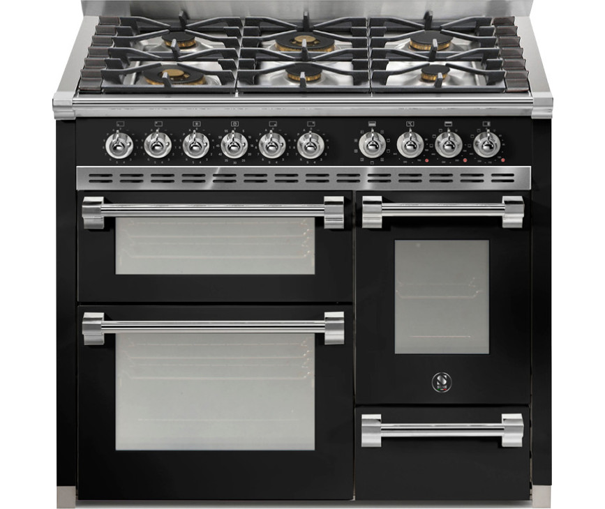 Steel AQ10SFF-6W Ascot gas fornuis - 100 cm - combi-stoomoven