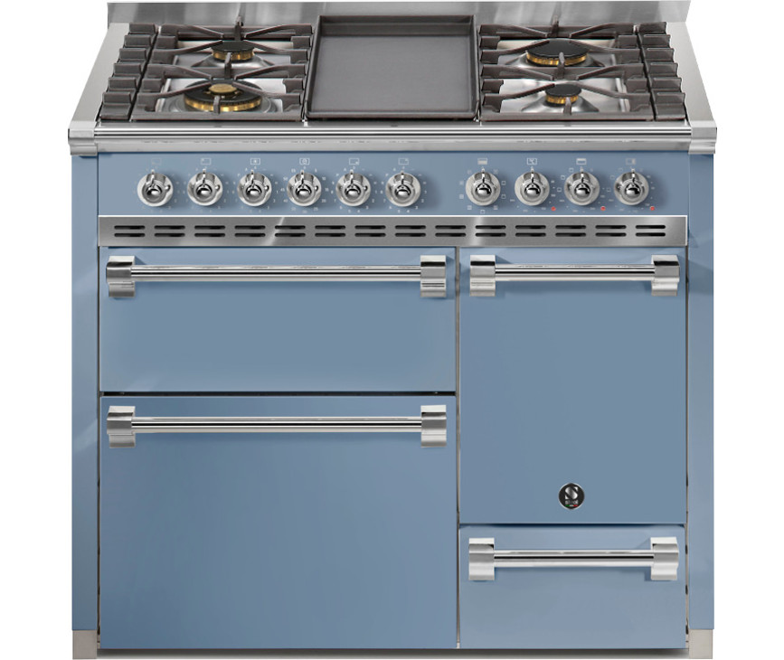 Steel AQ10SFF-D-4B Ascot gas fornuis - 100 cm - combi-stoomoven