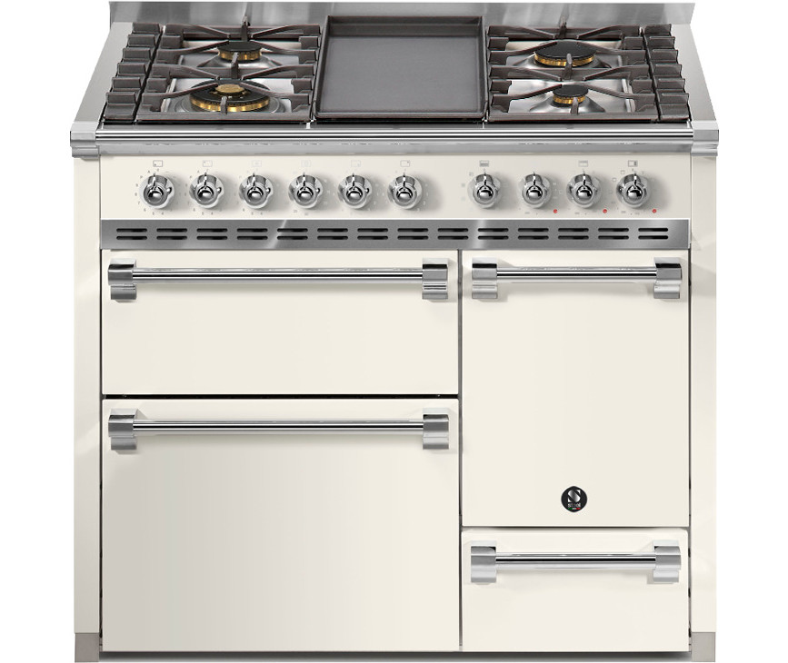 Steel AQ10SFF-D-4B Ascot gas fornuis - 100 cm - combi-stoomoven