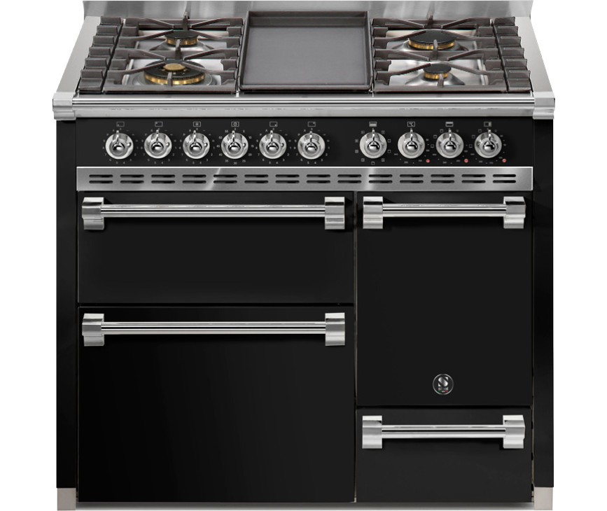 Steel AQ10SFF-D-4B Ascot gas fornuis - 100 cm - combi-stoomoven