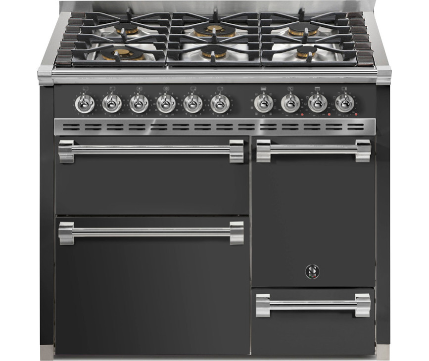 Steel AQ10SFF-D-6W Ascot gas fornuis - 100 cm - combi-stoomoven