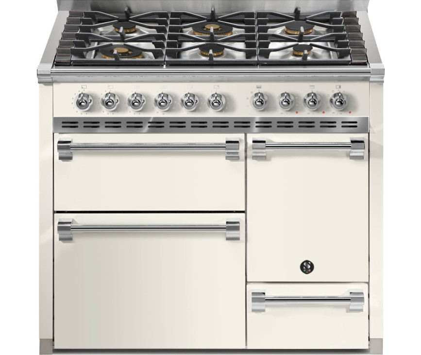 Steel AQ10SFF-D-6W Ascot gas fornuis - 100 cm - combi-stoomoven