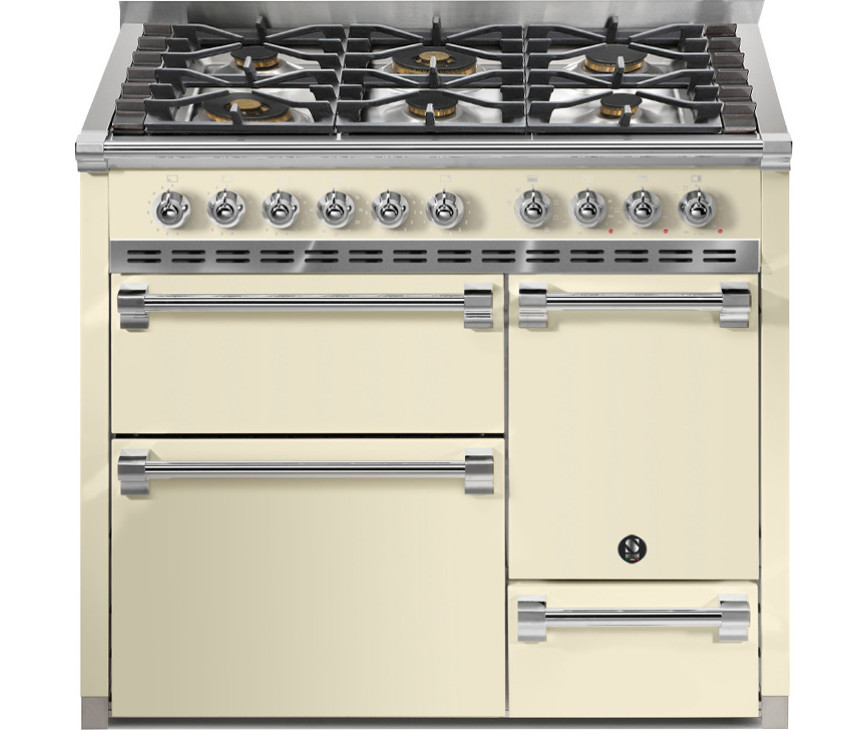 Steel AQ10SFF-D-6W Ascot gas fornuis - 100 cm - combi-stoomoven