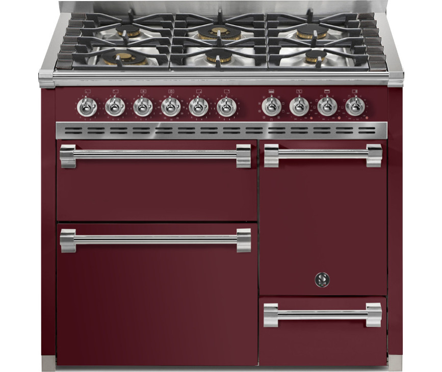 Steel AQ10SFF-D-6W Ascot gas fornuis - 100 cm - combi-stoomoven