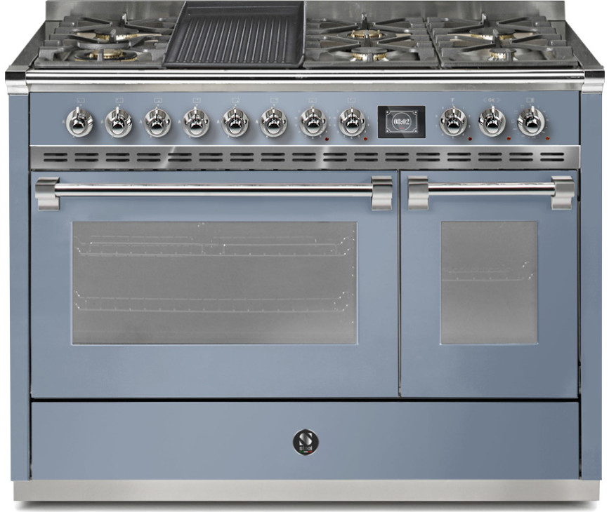 Steel AQ12SF-4TM Ascot gas fornuis - combi-stoomoven - 120 cm