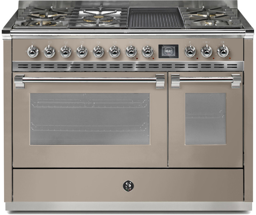 Steel AQ12SF-4TM Ascot gas fornuis - combi-stoomoven - 120 cm