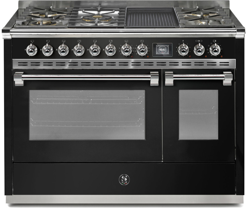 Steel AQ12SF-4TM Ascot gas fornuis - combi-stoomoven - 120 cm