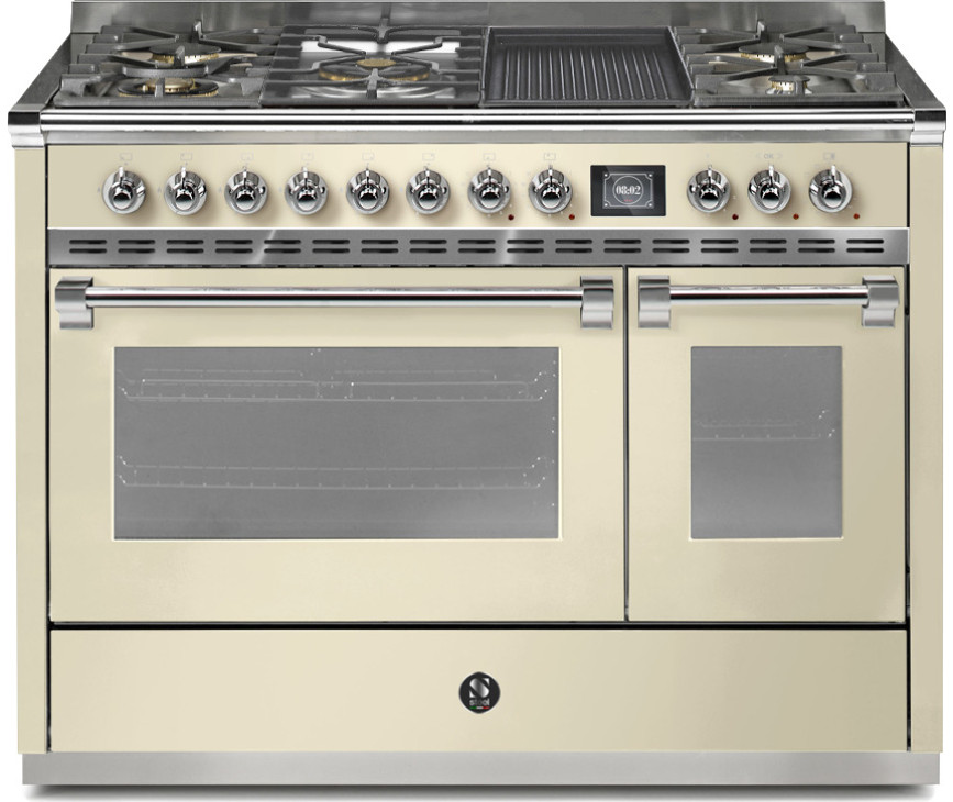 Steel AQ12SF-6M Ascot fornuis met combi-stoomoven - 120 cm