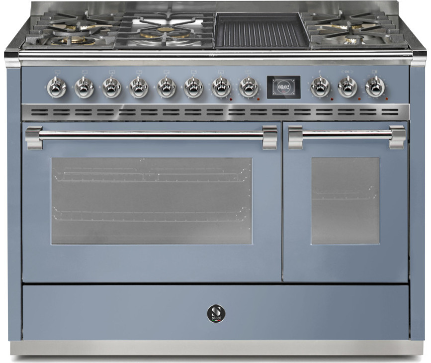 Steel AQ12SF-6M Ascot fornuis met combi-stoomoven - 120 cm