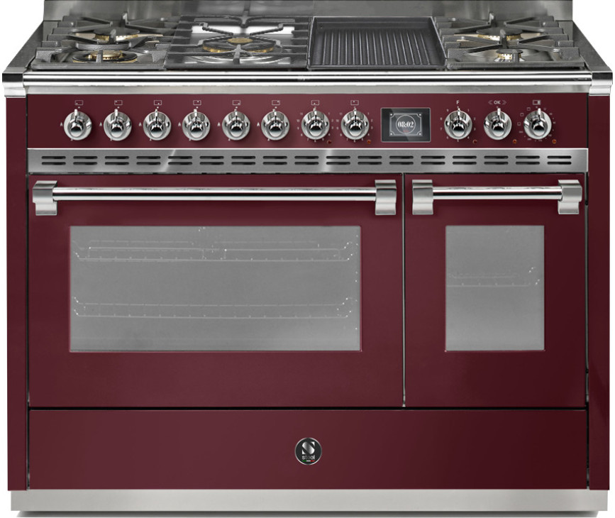 Steel AQ12SF-6M Ascot fornuis met combi-stoomoven - 120 cm