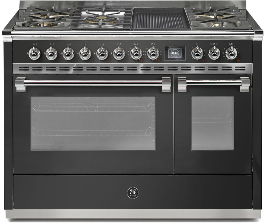 Steel AQ12SF-6M Ascot fornuis met combi-stoomoven - 120 cm