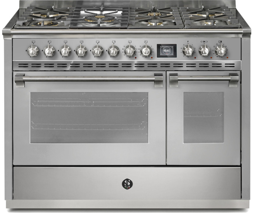 Steel AQ12SF-6M Ascot fornuis met combi-stoomoven - 120 cm