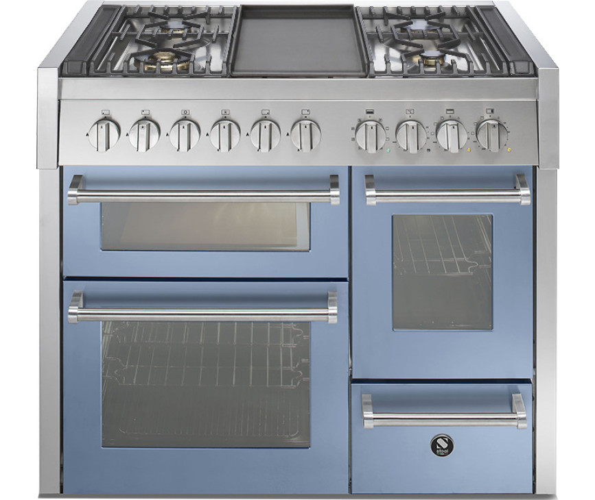 Steel GQ10SFF-4T Genesi fornuis - 100 cm. breed - Genesi
