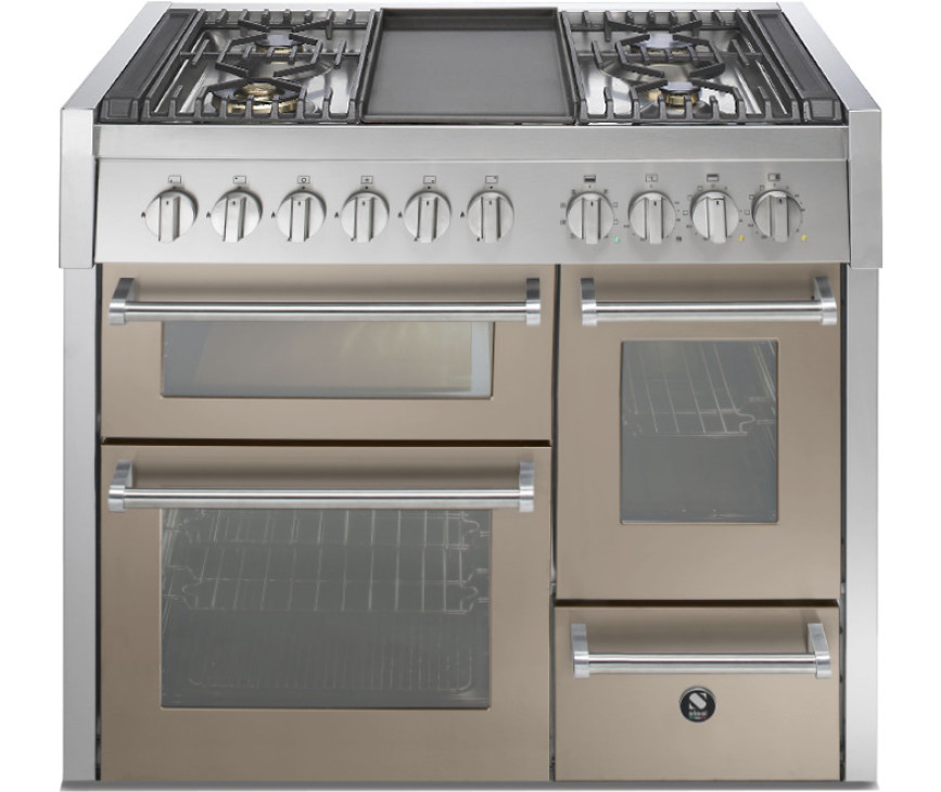 Steel GQ10SFF-4T Genesi fornuis - 100 cm. breed - Genesi