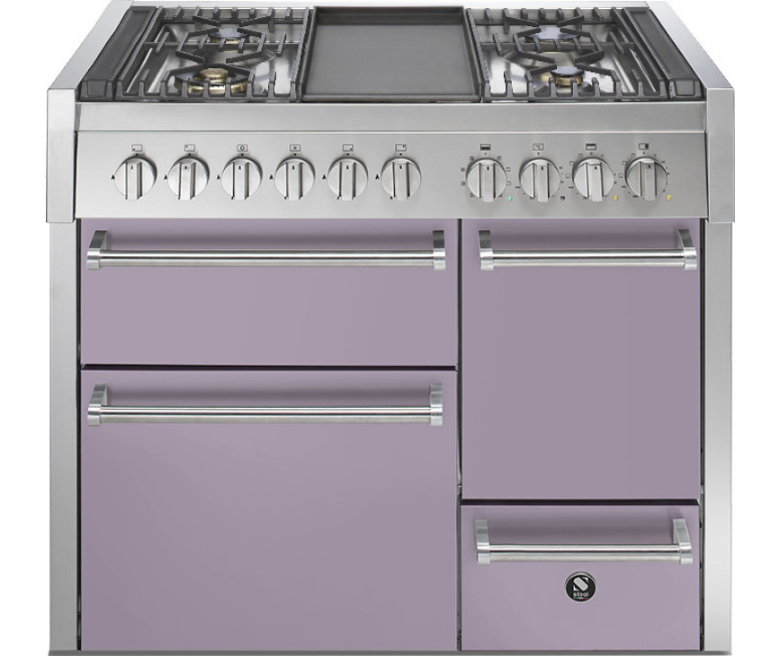 Steel GQ10SFF-D-4T fornuis - Genesi - 100 cm. breed