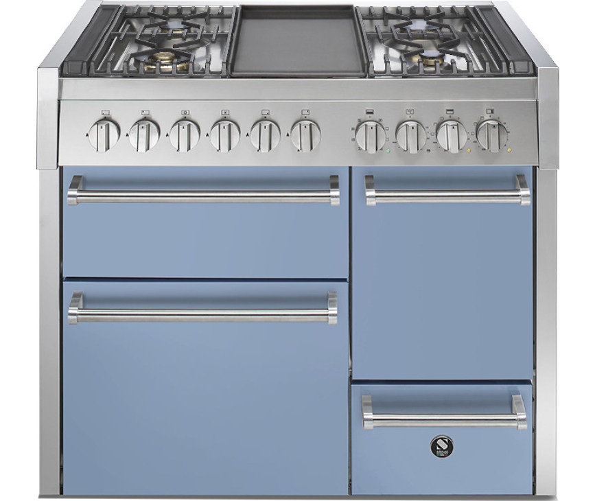 Steel GQ10SFF-D-4T fornuis - Genesi - 100 cm. breed