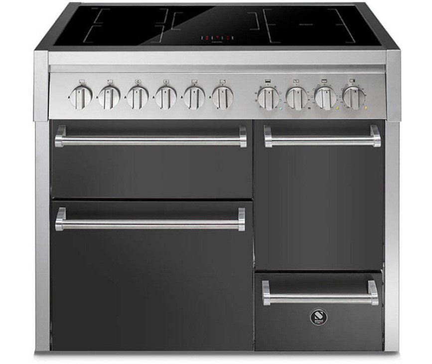 Steel GQ10SFF-D-5FI fornuis met combi-stoomoven - Genesi - 100 cm. breed