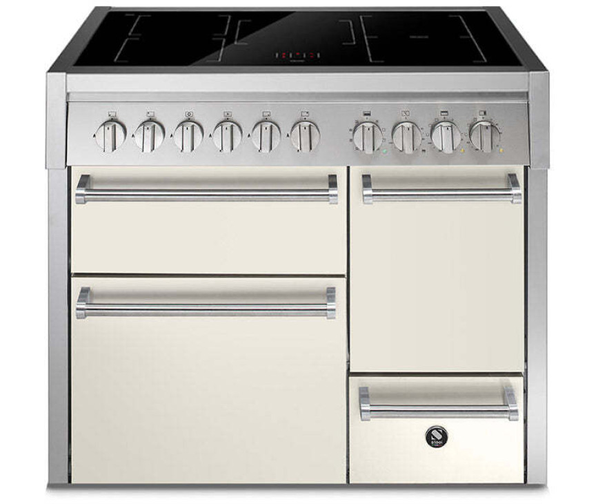 Steel GQ10SFF-D-5FI fornuis met combi-stoomoven - Genesi - 100 cm. breed