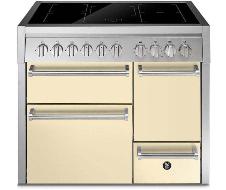 Steel GQ10SFF-D-5FI fornuis met combi-stoomoven - Genesi - 100 cm. breed