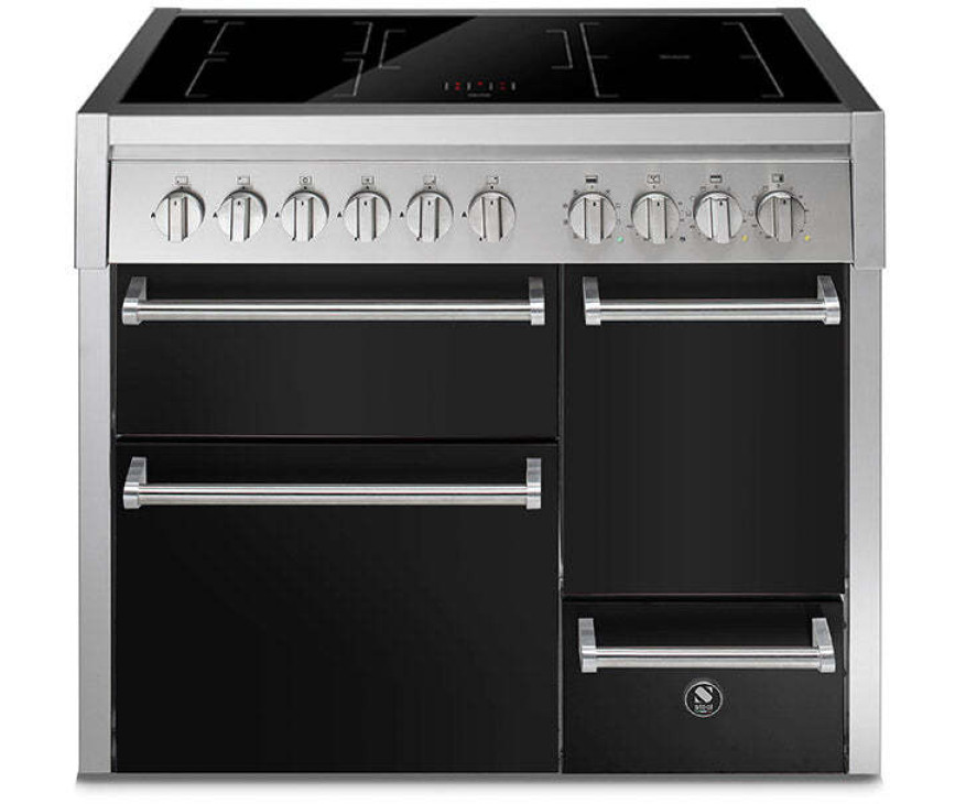 Steel GQ10SFF-D-5FI fornuis met combi-stoomoven - Genesi - 100 cm. breed