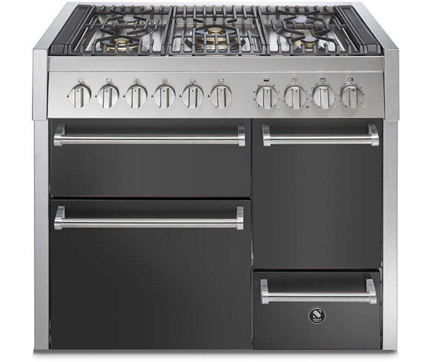 Steel GQ10SFF-D-6W rvs fornuis - Genesi - 100 cm. breed