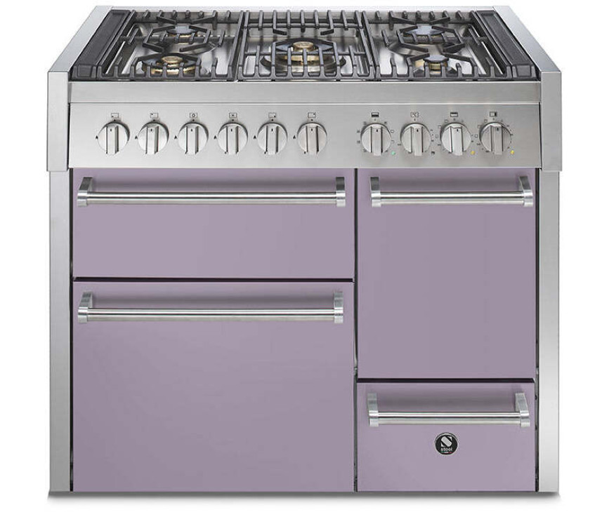 Steel GQ10SFF-D-6W rvs fornuis - Genesi - 100 cm. breed