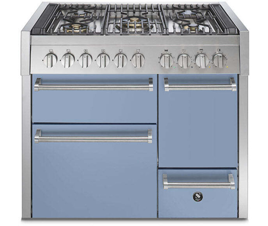 Steel GQ10SFF-D-6W rvs fornuis - Genesi - 100 cm. breed