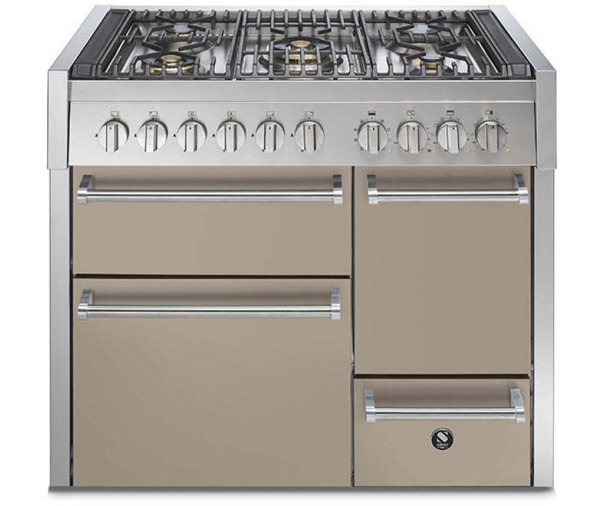 Steel GQ10SFF-D-6W rvs fornuis - Genesi - 100 cm. breed