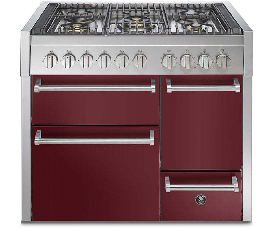 Steel GQ10SFF-D-6W rvs fornuis - Genesi - 100 cm. breed