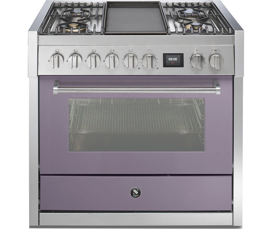 Steel GQ9S-4T fornuis met combi stoomoven - Genesi