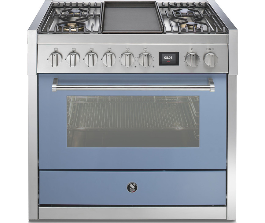 Steel GQ9S-4T fornuis met combi stoomoven - Genesi