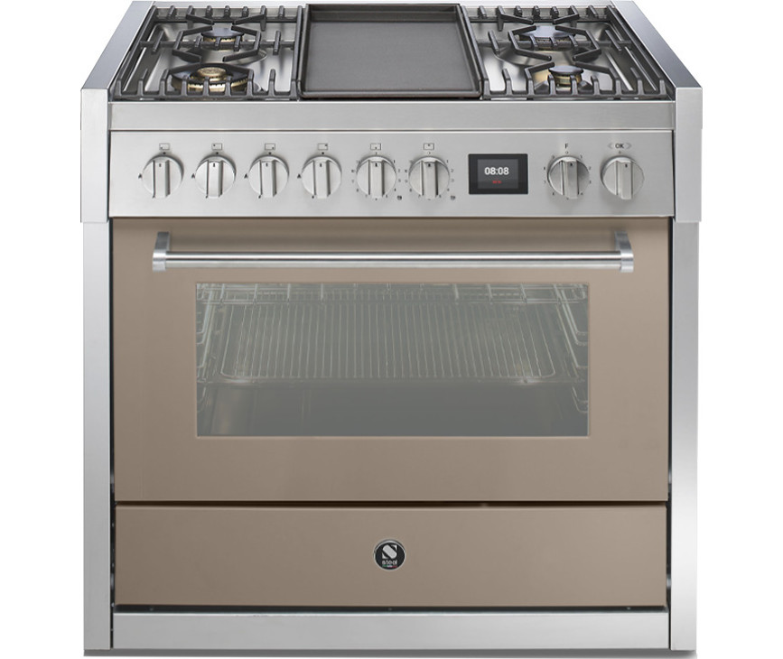 Steel GQ9S-4T fornuis met combi stoomoven - Genesi