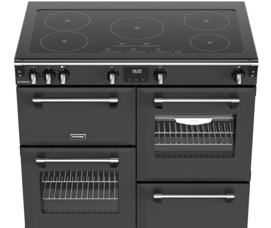 Stoves Richmond 100 Ei TCH inductie fornuis - zwart - 100 cm breed