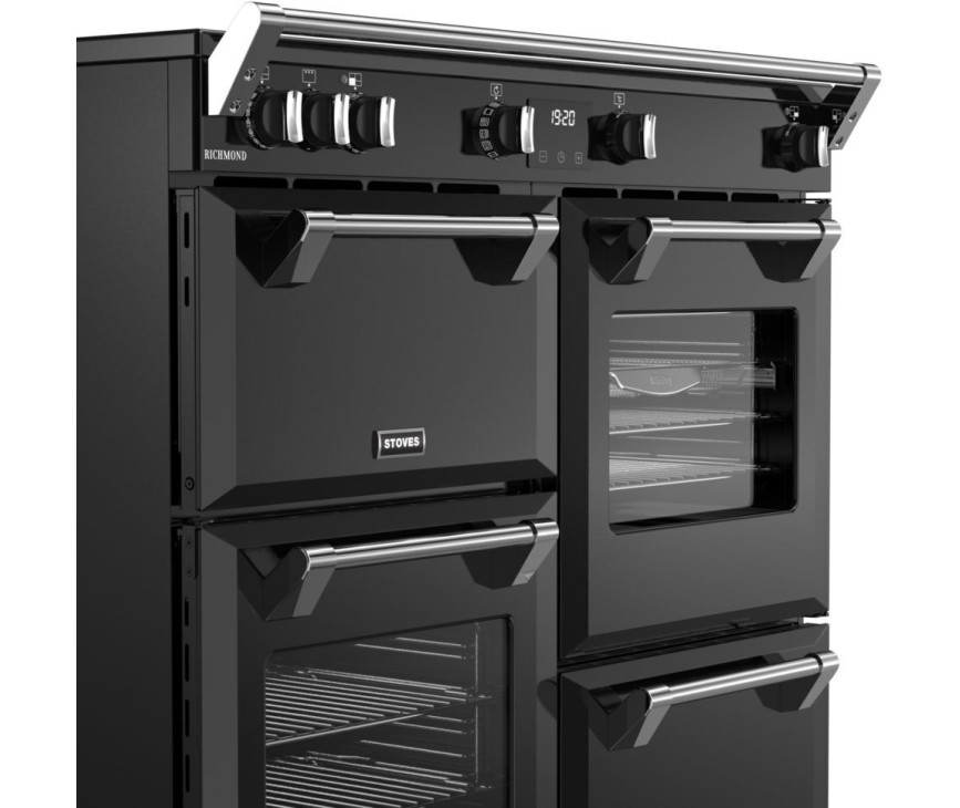 Stoves Richmond 100 Ei TCH inductie fornuis - zwart - 100 cm breed