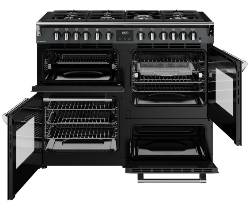 Stoves Richmond 110 DF gas fornuis - antraciet - 110 cm. breed