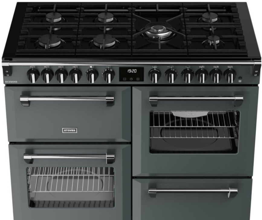Stoves Richmond 110 DF gas fornuis - antraciet - 110 cm. breed