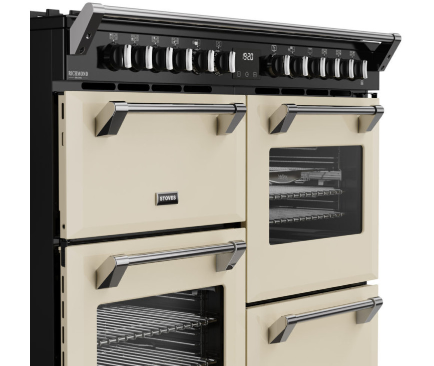Stoves Richmond 110 DF DX gas fornuis - creme - 110 cm. breed