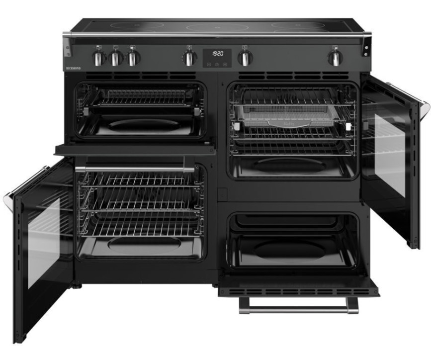 Stoves Richmond 110 Ei TCH inductie fornuis - antraciet - 110 cm. breed