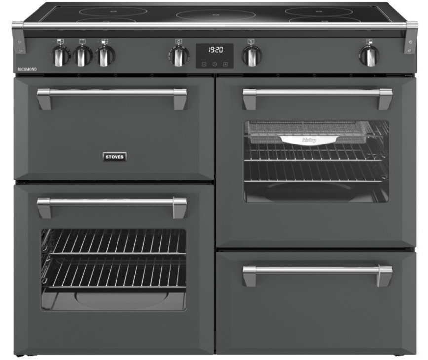 Stoves Richmond 110 Ei TCH inductie fornuis - antraciet - 110 cm. breed