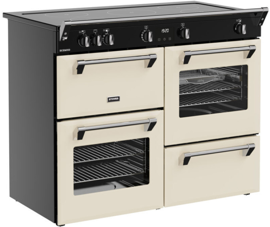 Stoves Richmond 110 Ei TCH inductie fornuis - creme - 110 cm. breed