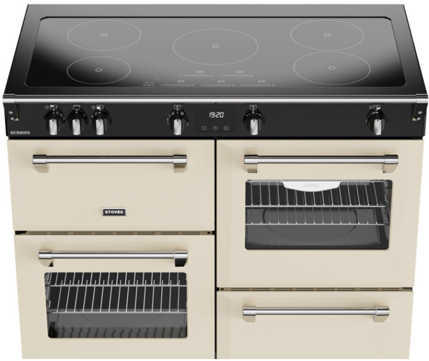 Stoves Richmond 110 Ei TCH inductie fornuis - creme - 110 cm. breed