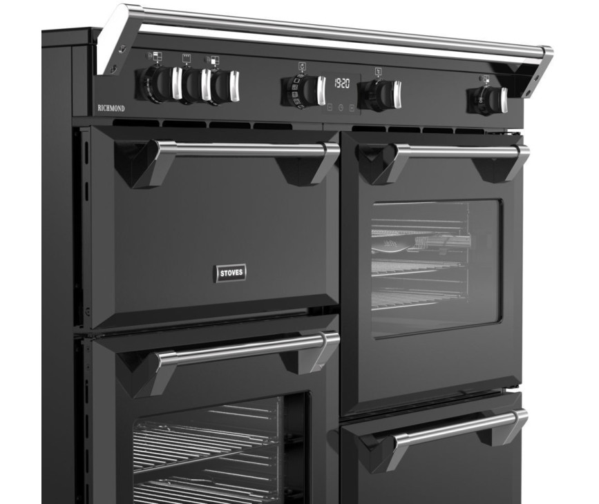 Stoves Richmond 110 Ei TCH inductie fornuis - zwart - 110 cm. breed