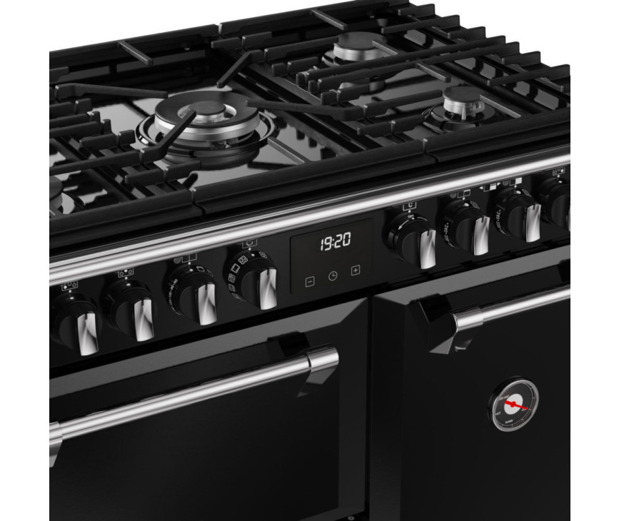 Stoves Richmond 90 DF DX gas fornuis - zwart