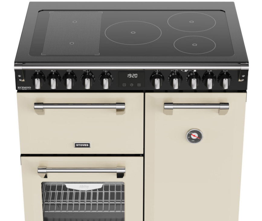 Stoves Richmond 90 Ei DX RTY inductie fornuis - creme - Deluxe
