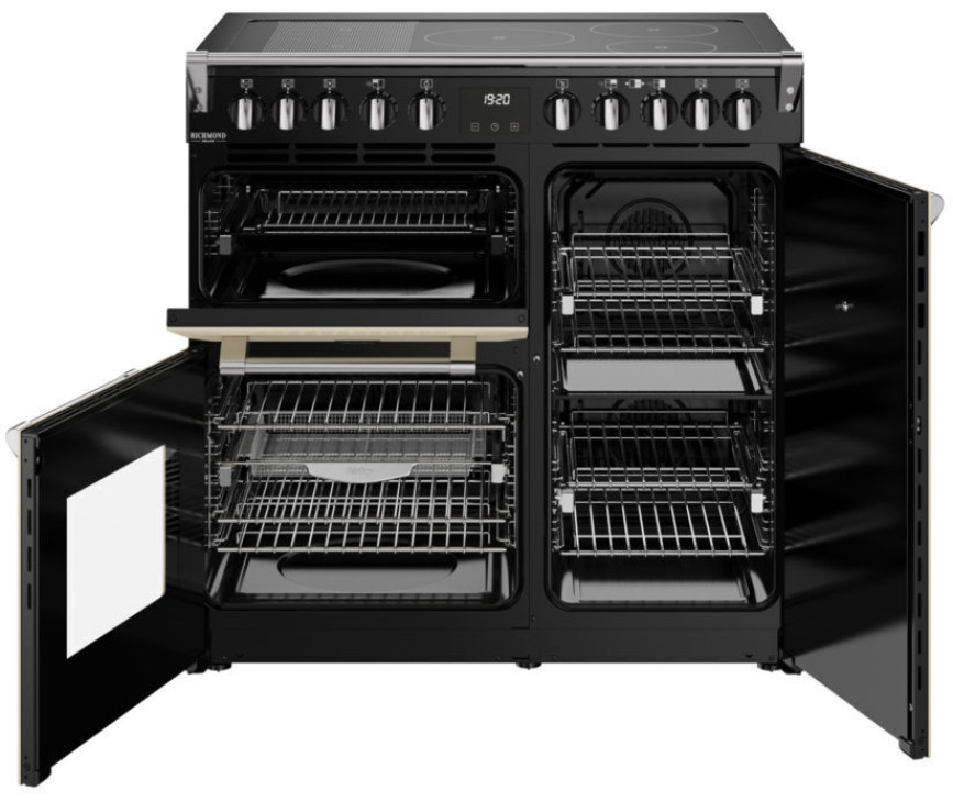 Stoves Richmond 90 Ei DX RTY inductie fornuis - creme - Deluxe